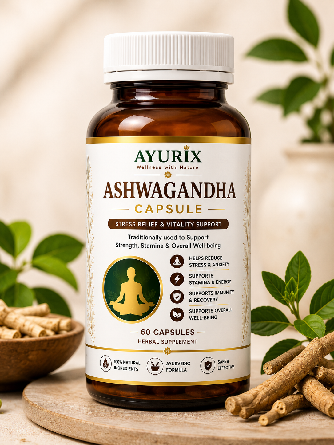 Natural Stress Relief & Vitality Support